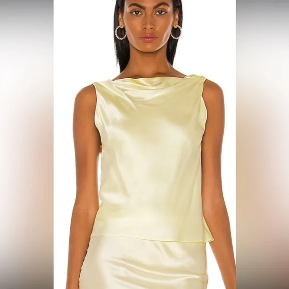 The bar brown silk top - Picture 2 of 4